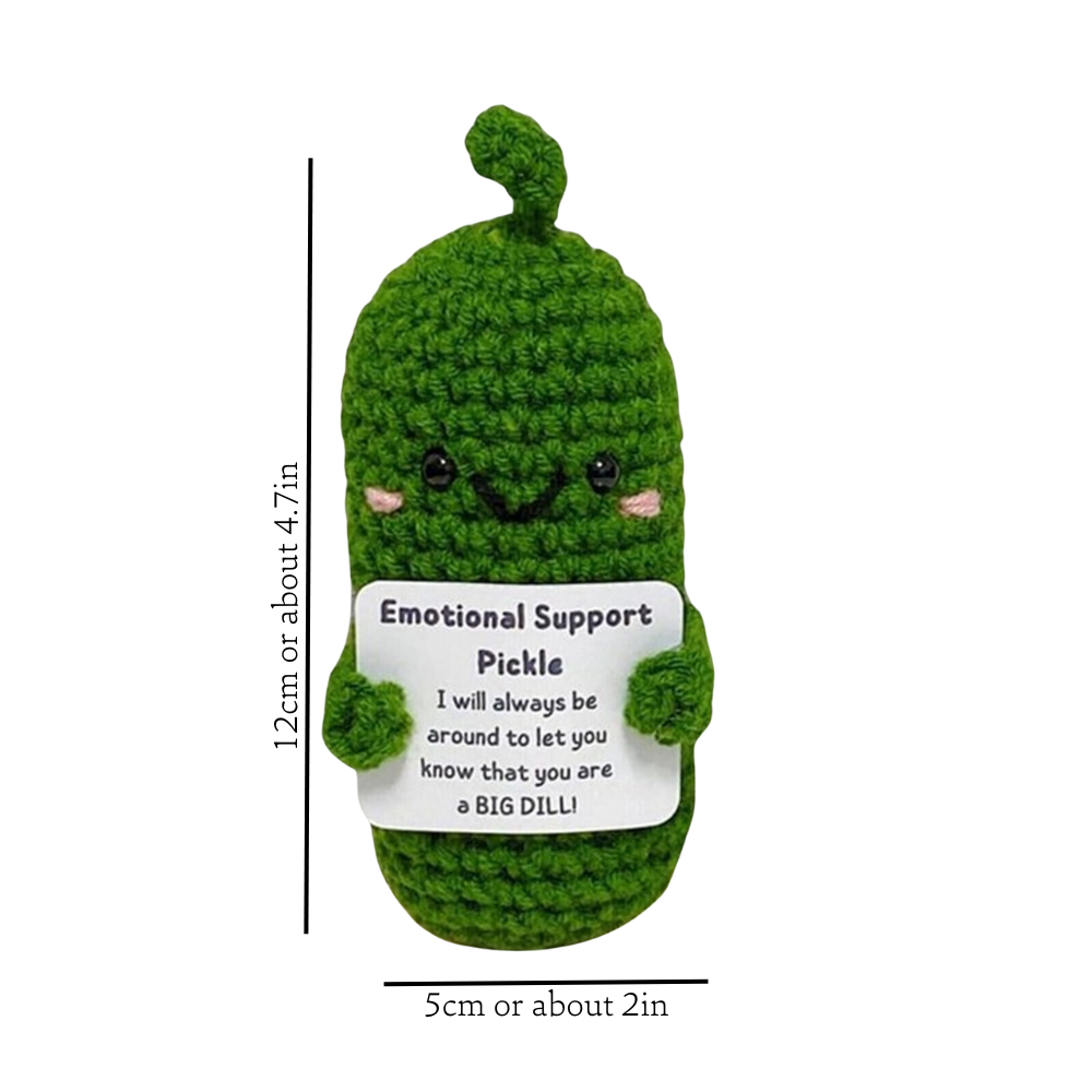 Hand-Knitted Motivational Toy