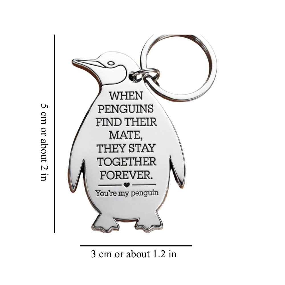 Penguin Forever Keychain