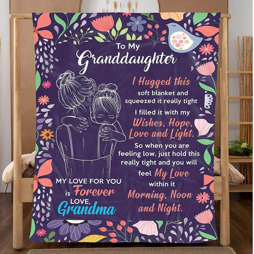 Grandma's Blossom Hug Blanket