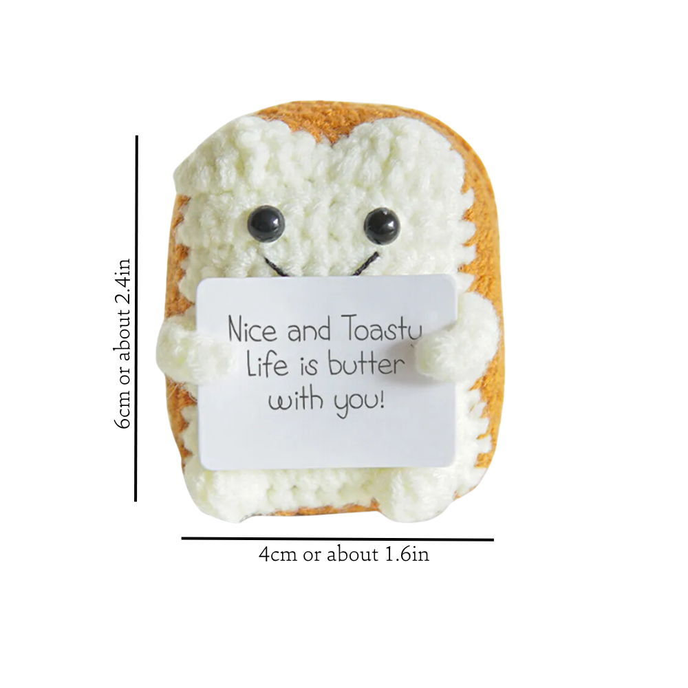 Hand-Knitted Motivational Toy