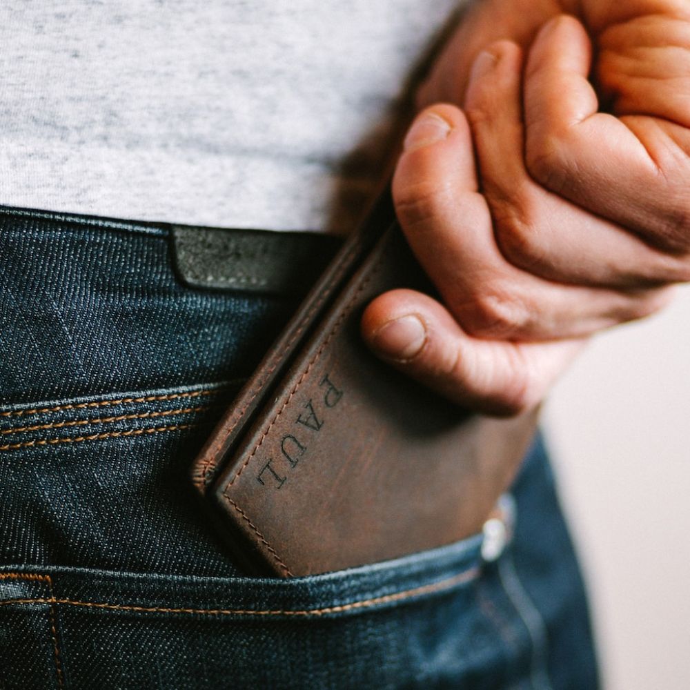 Personalized Leather Wallet