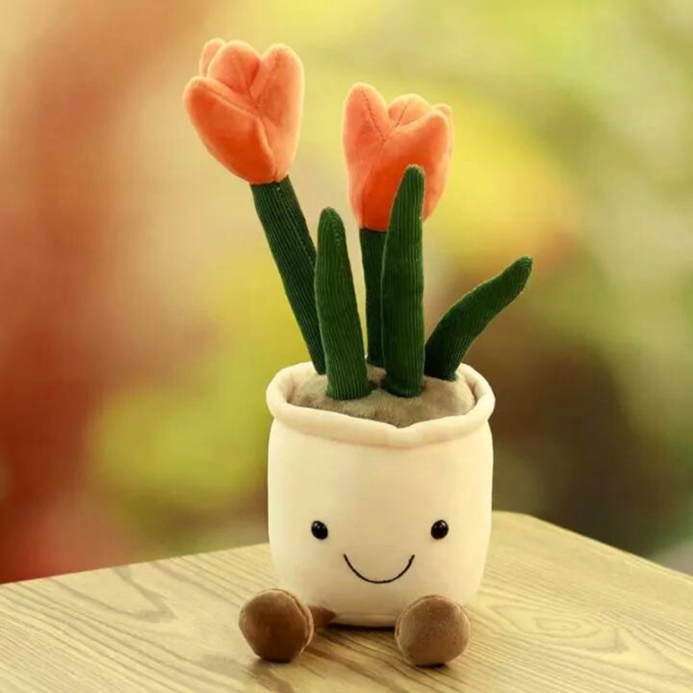 Smiley Tulip Plush