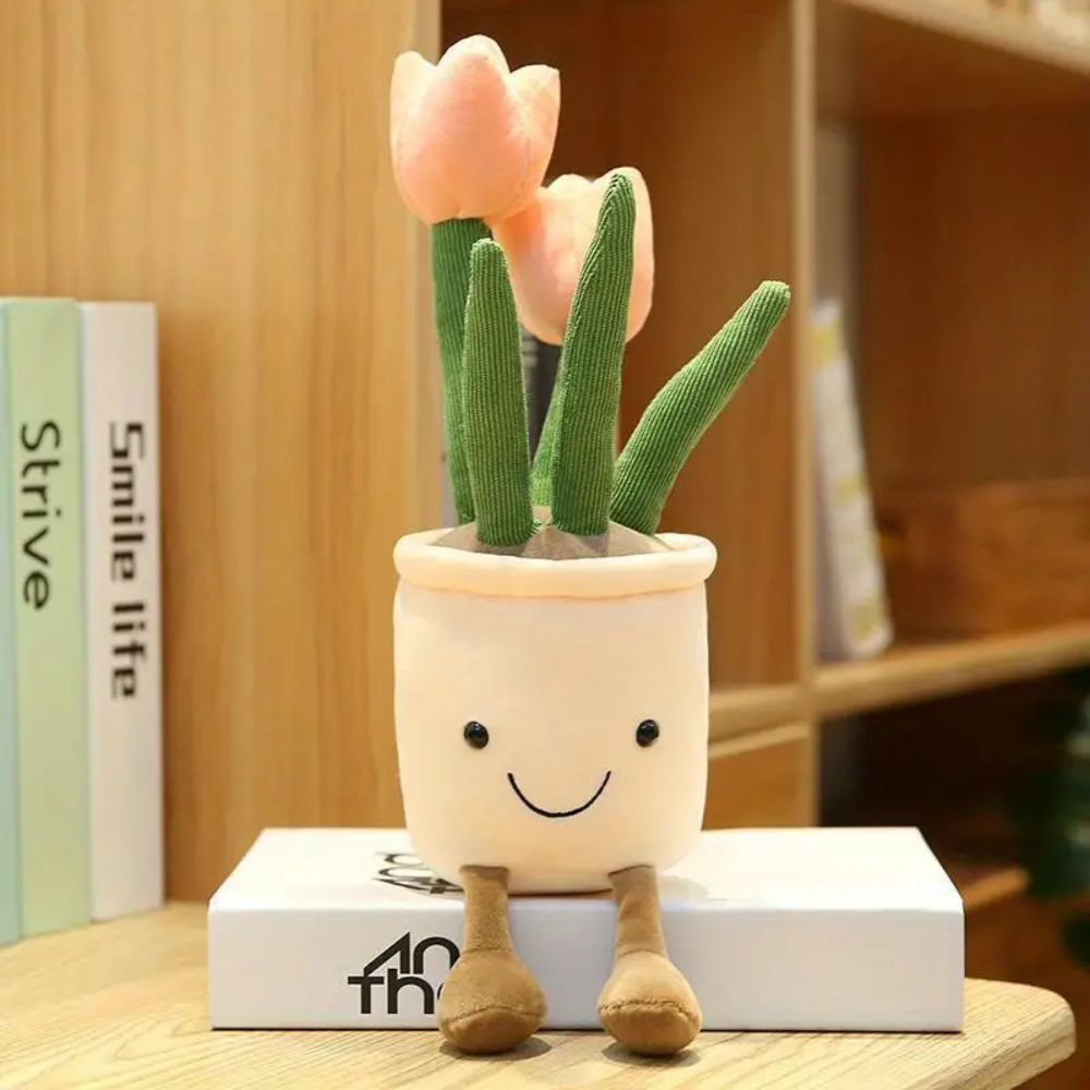 Smiley Tulip Plush