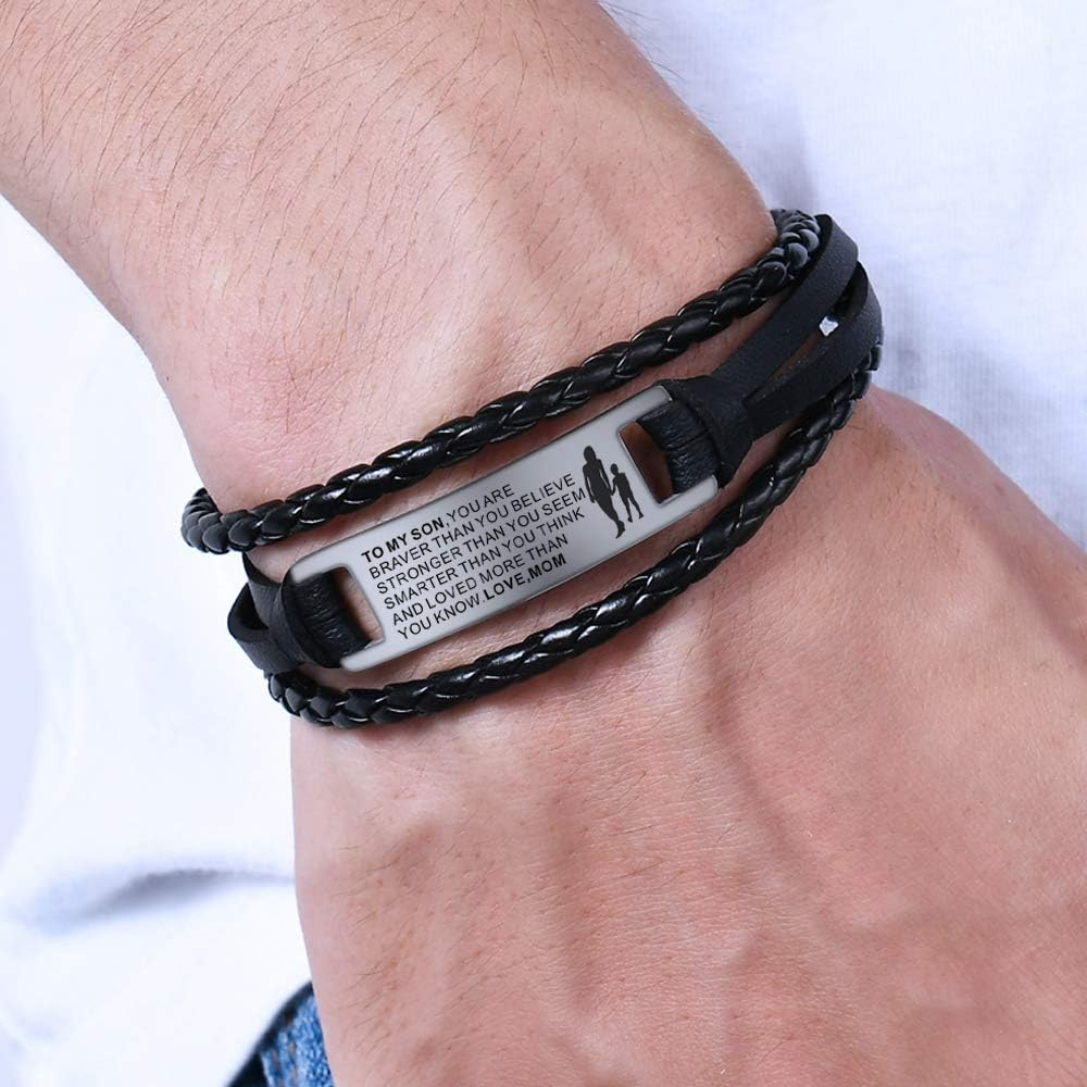 "From Mom to Son" Bracelet