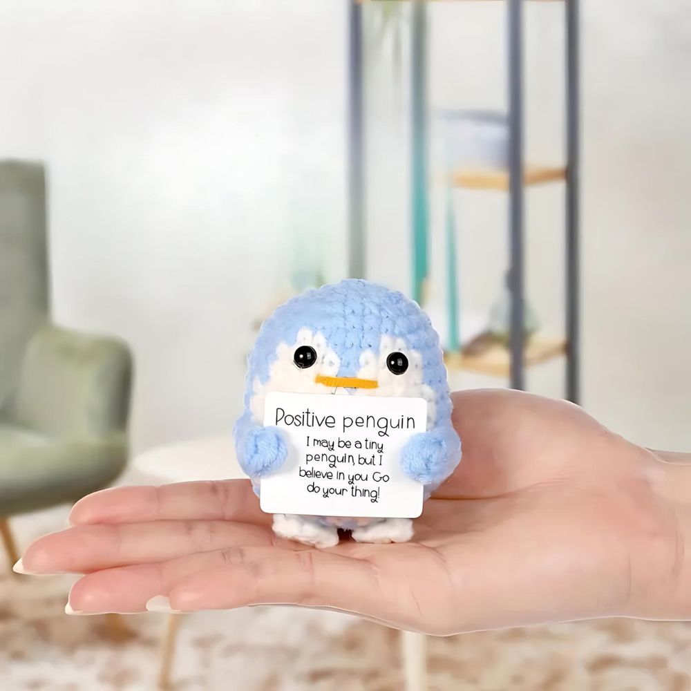 Knitted Positive Penguin