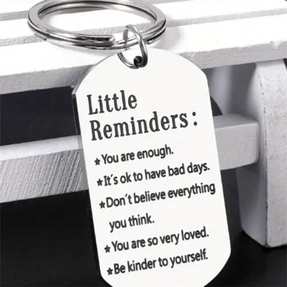 Thoughtful Charm Keychain