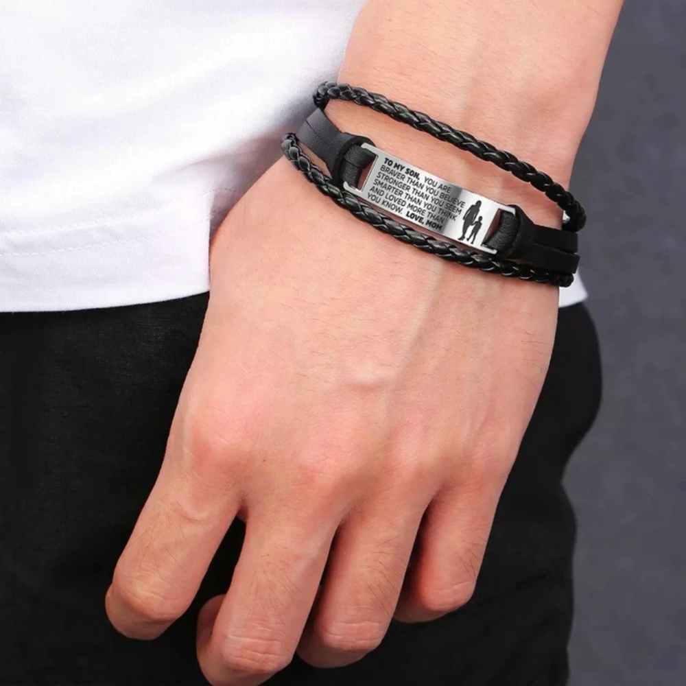 "From Mom to Son" Bracelet