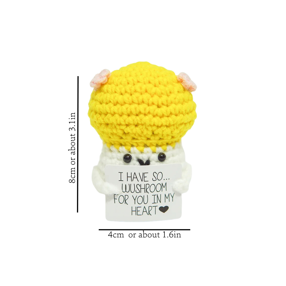Hand-Knitted Motivational Toy