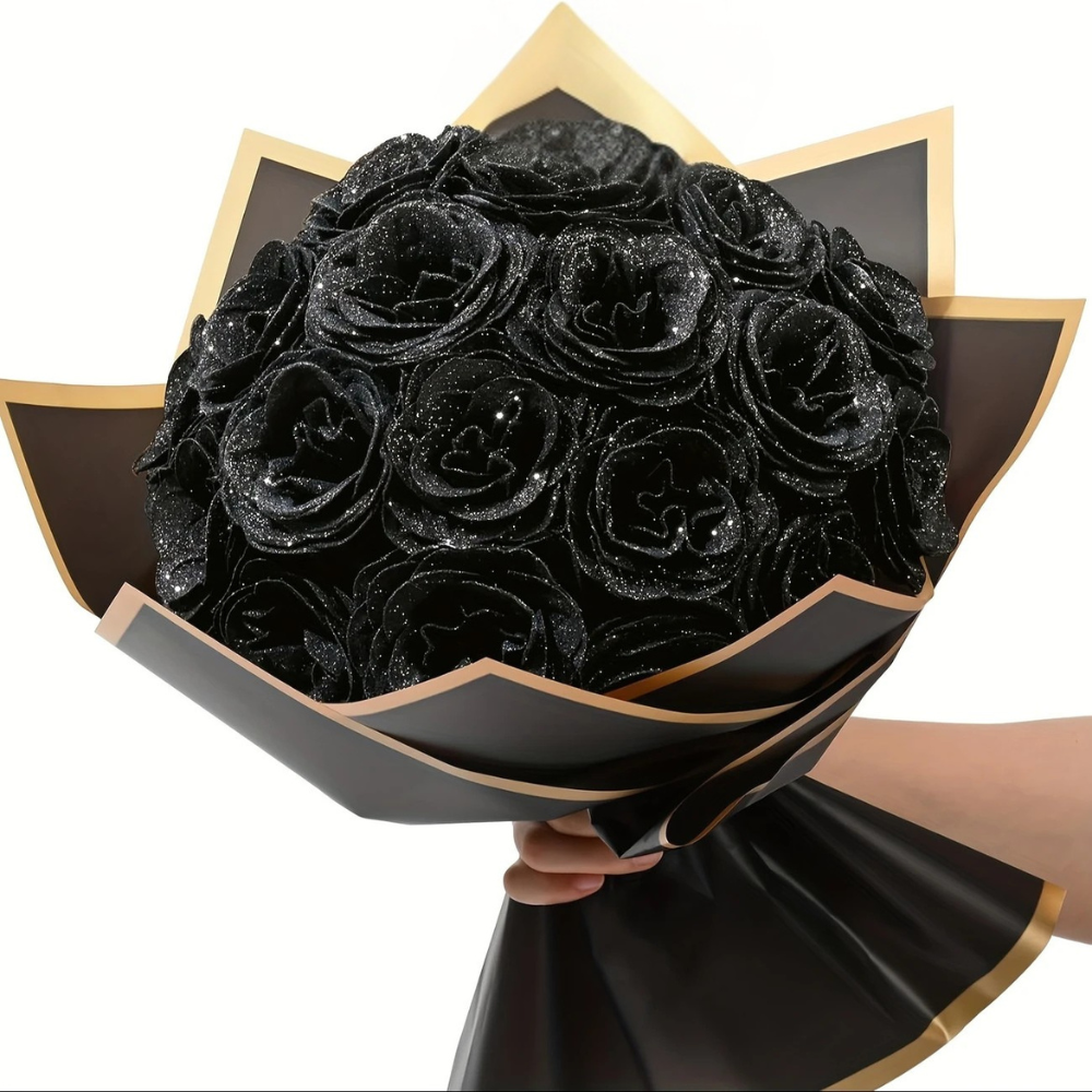 Glitter Flower Rose Bouquet
