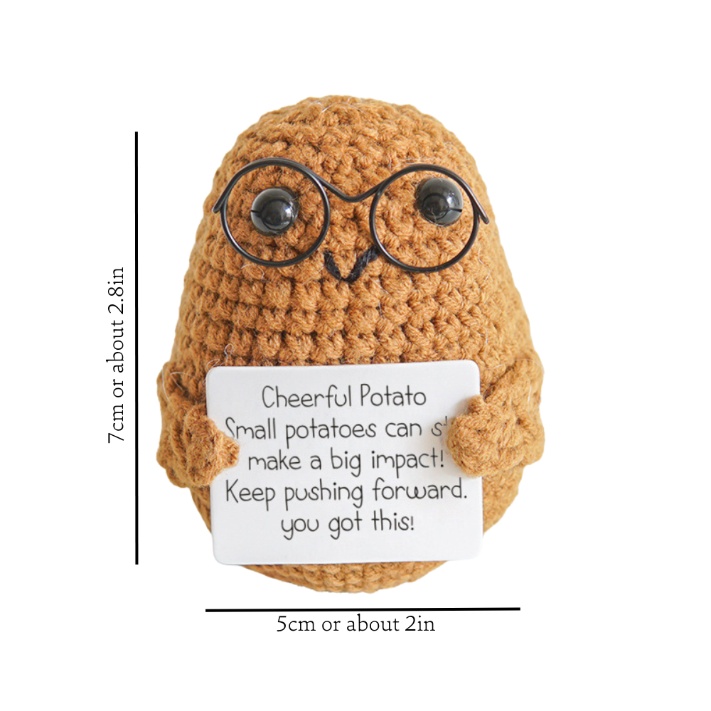Hand-Knitted Motivational Toy