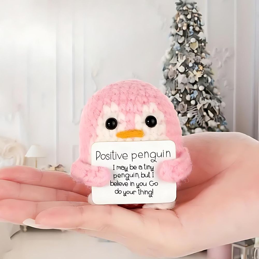Knitted Positive Penguin