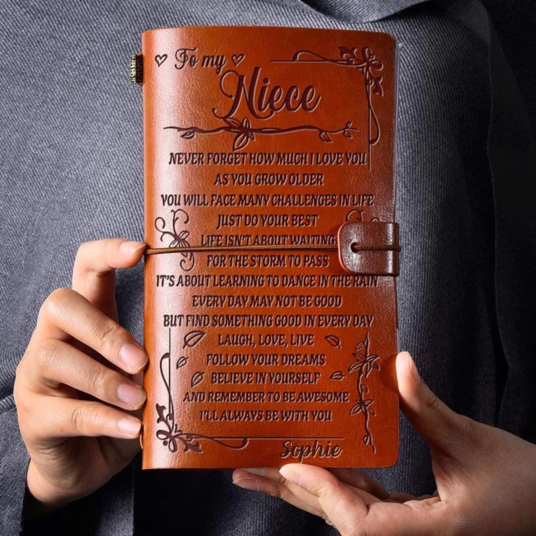 Vintage Engraved Journal (Pages Included)