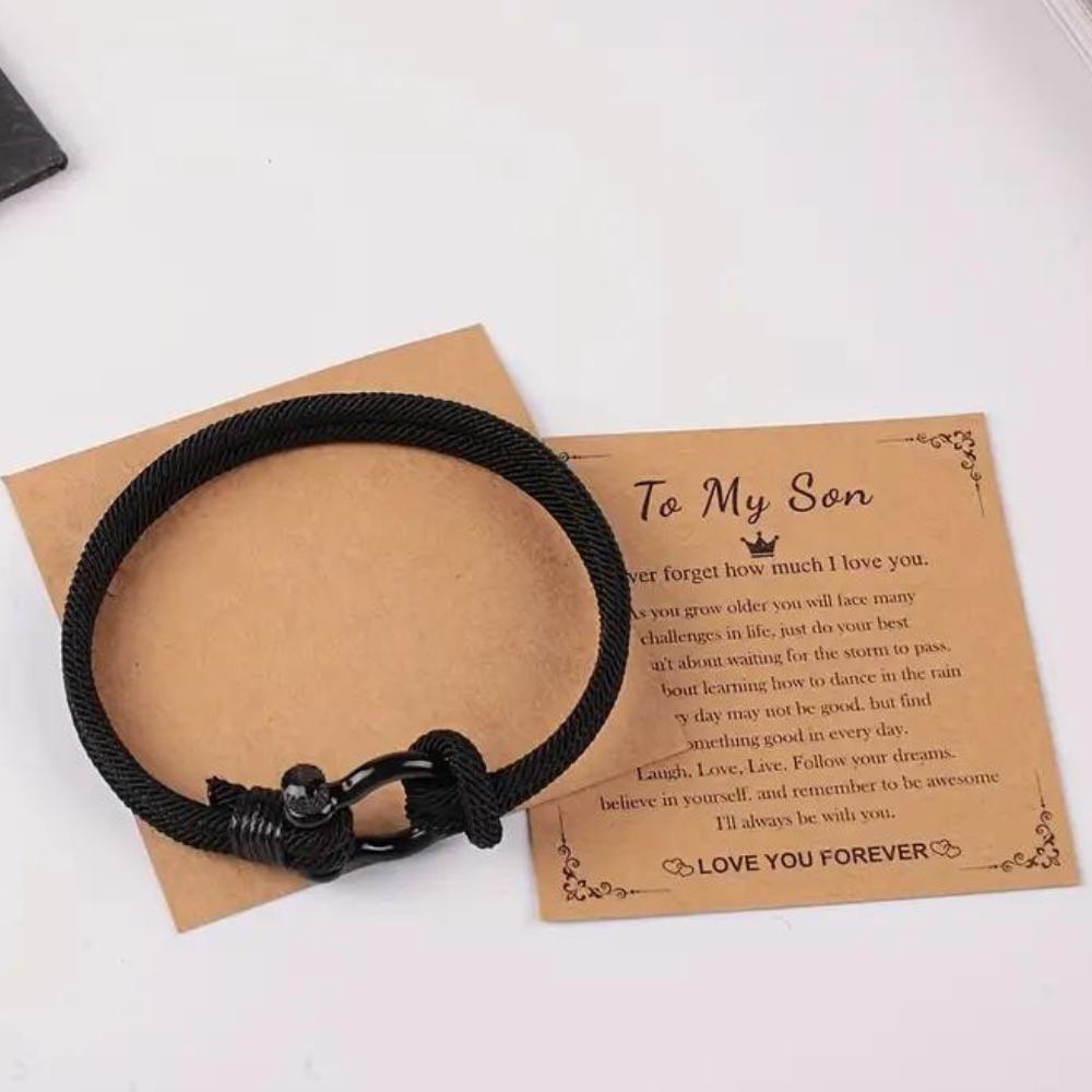 "To My Son" Bracelet
