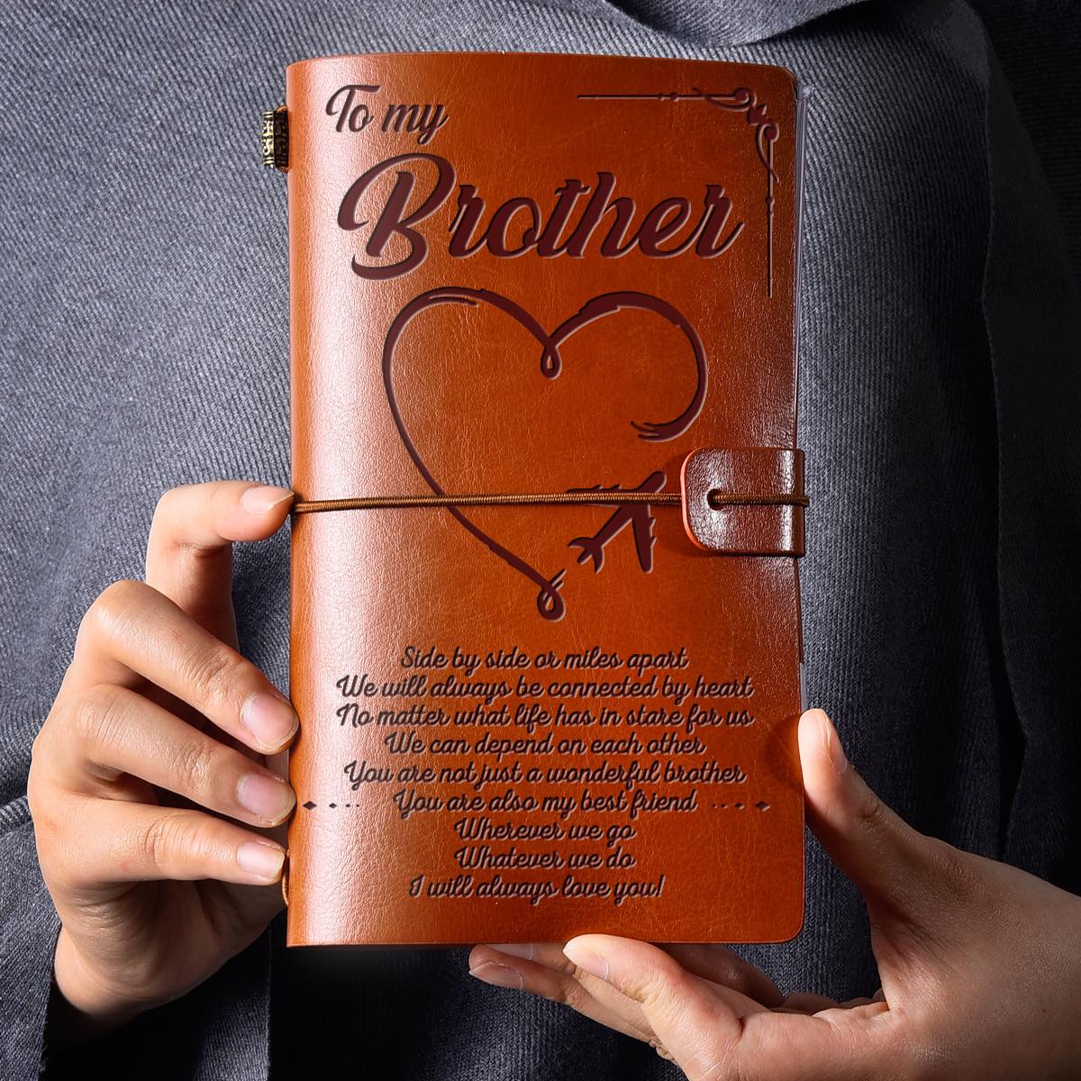 Vintage Engraved Journal (Pages Included)