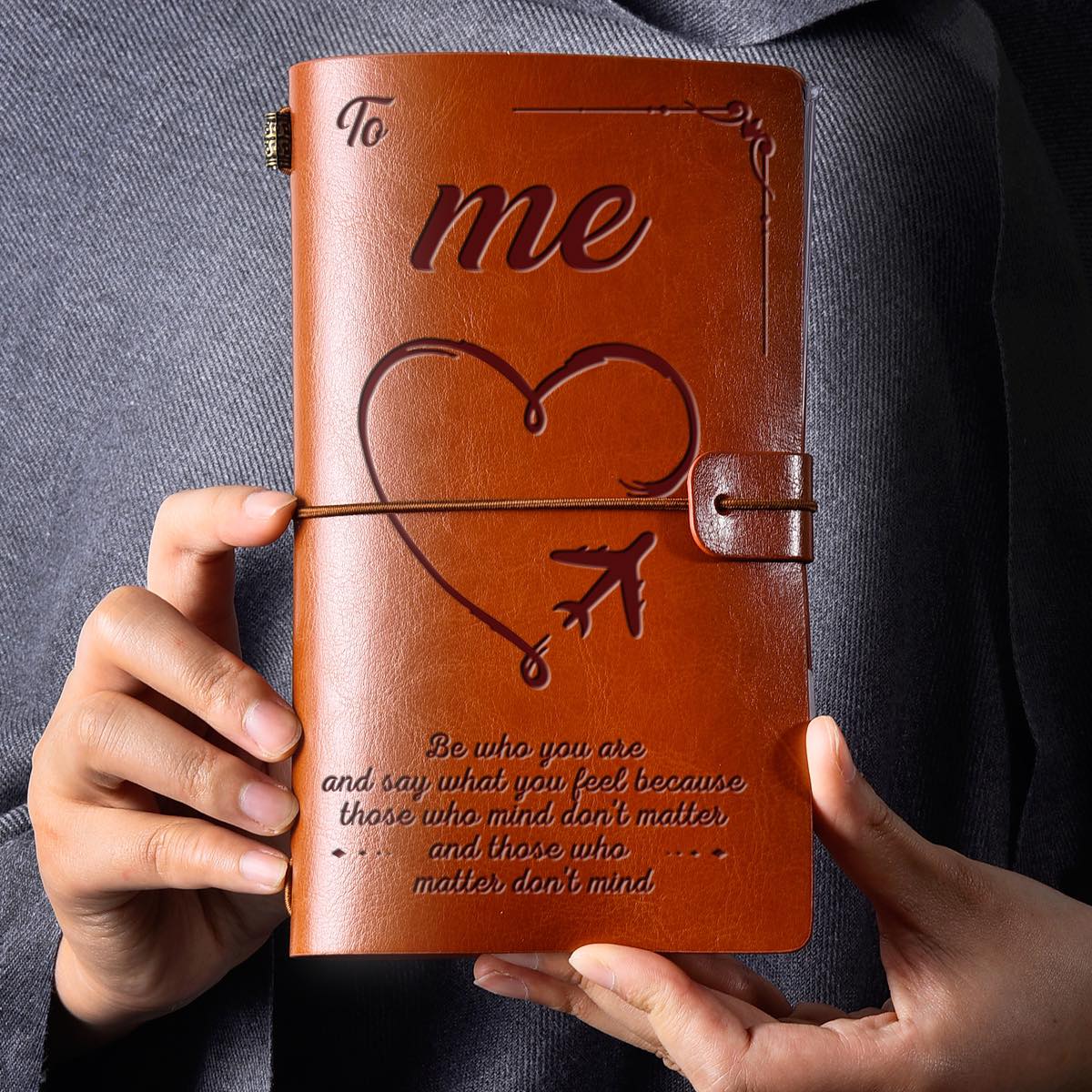 Vintage Engraved Journal (Pages Included)