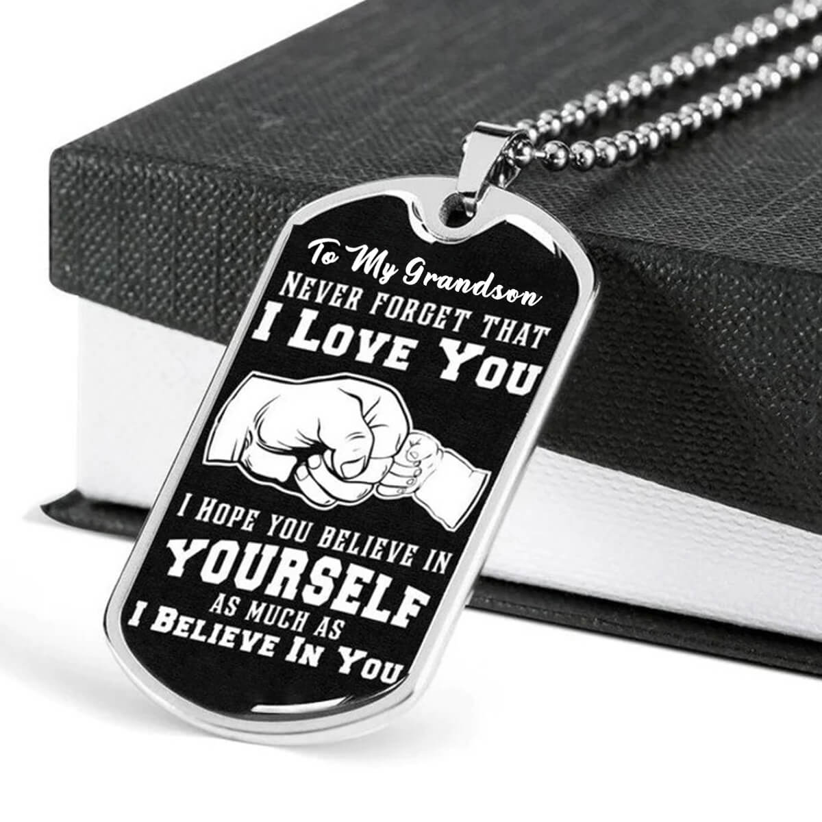 Believe In Yourself Dog Tag