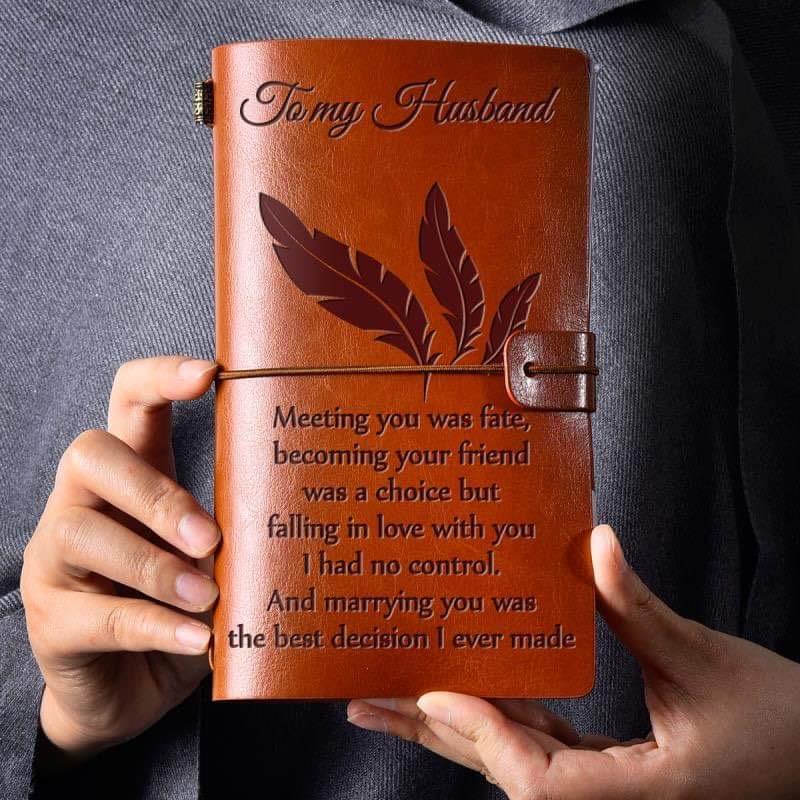 Vintage Engraved Journal (Pages Included)