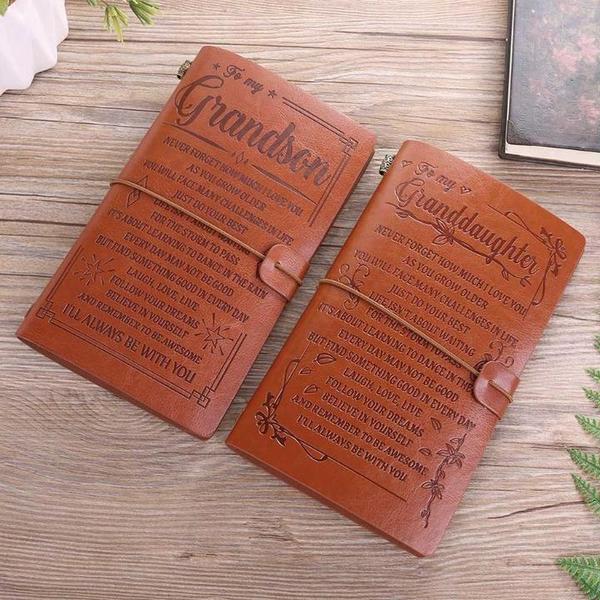Vintage Engraved Journal (Pages Included)