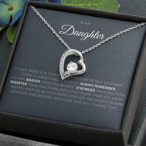To Daughter - Heart Pendant Necklace