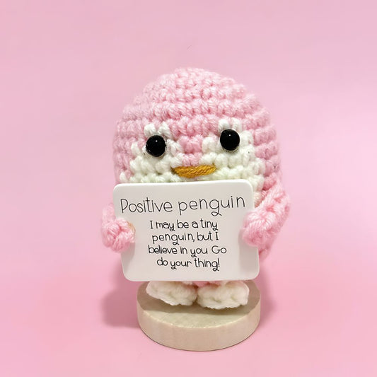 Knitted Positive Penguin