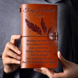 Vintage Engraved Journals (Pages Included)