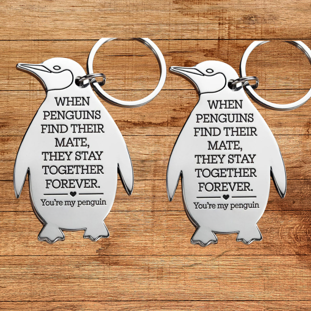 Penguin Forever Keychain