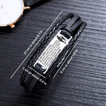 "From Mom to Son" Bracelet