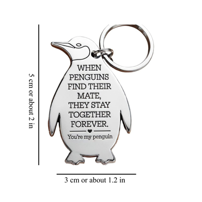 Penguin Forever Keychain