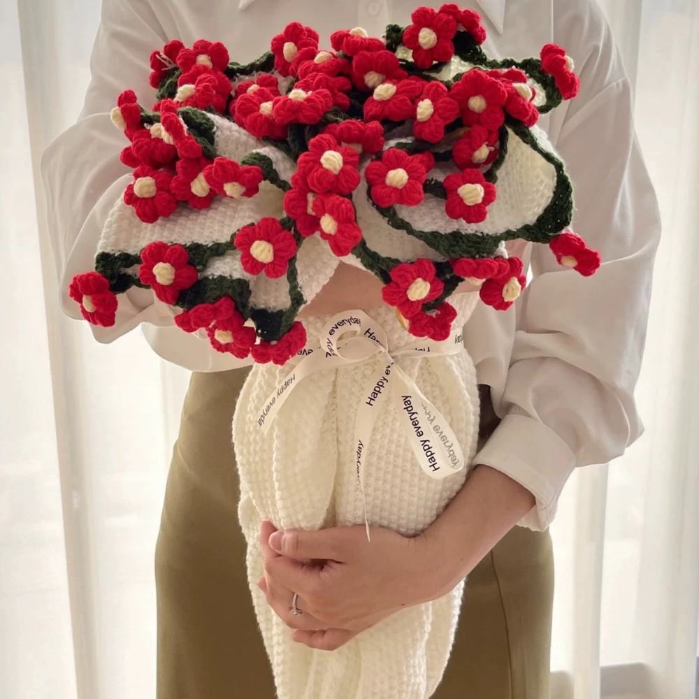 Rosie™ | Crochet Bouquet Blanket