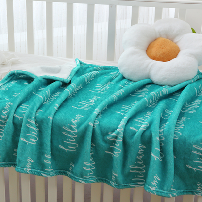 Personalized Baby Name Blanket