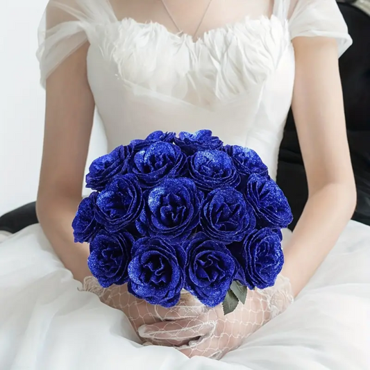Glitter Flower Rose Bouquet