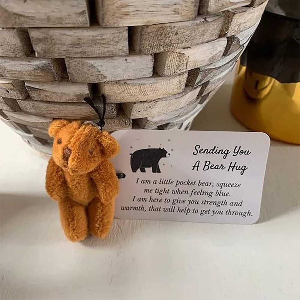 Pocket Bear, Lucky Charm, Souvenir, Teddy Bear, Lucky Bear, Pocket Hug, Encourager, Talisman