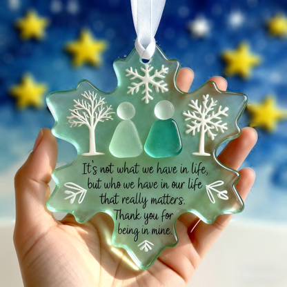 BlueWave™ | Sentimental Snowflake Ornament