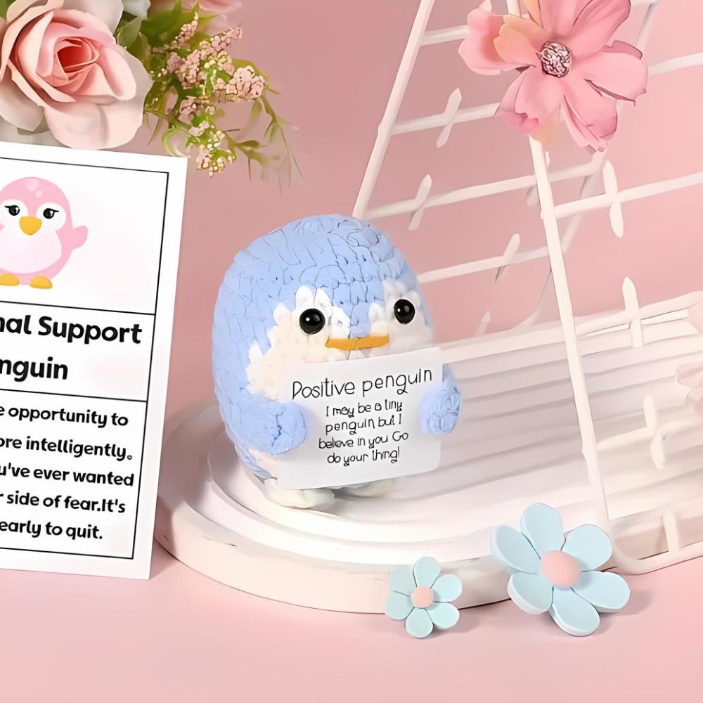 Knitted Positive Penguin