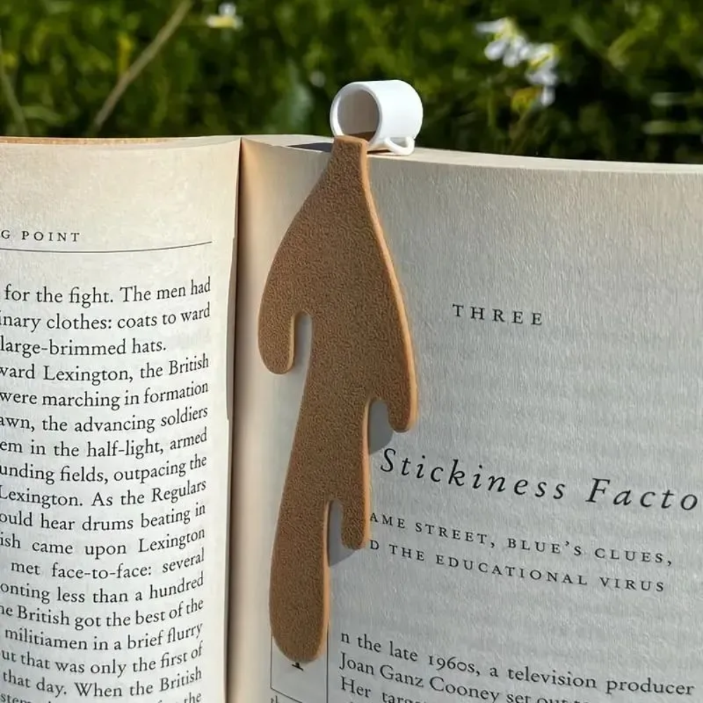 Coffee Spill Bookmark