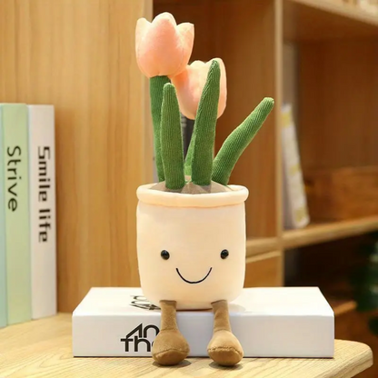 Smiley Tulip Plush