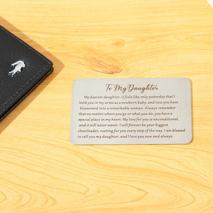 Stainless Steel Keepsake Card