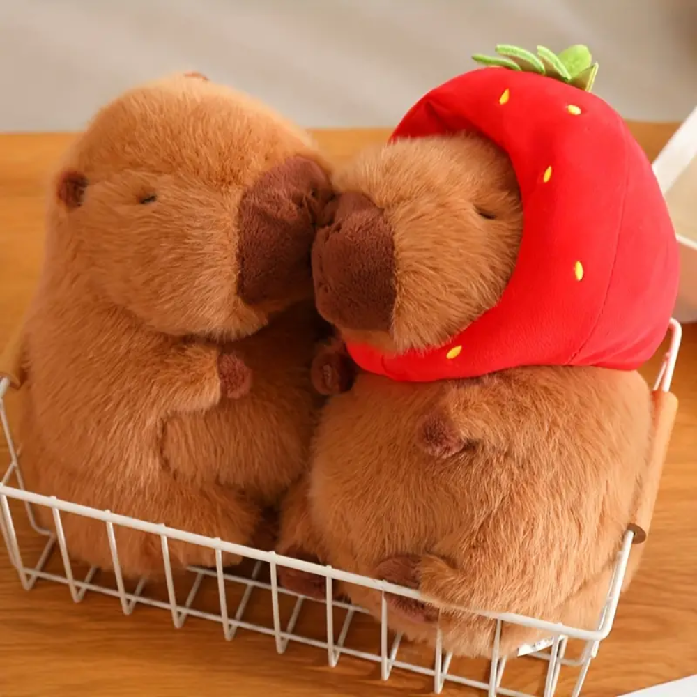 Strawberry Capybara Plush