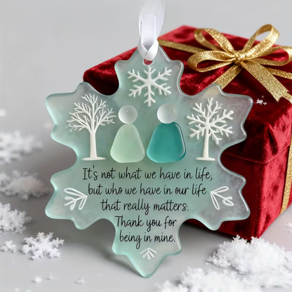 BlueWave™ | Sentimental Snowflake Ornament