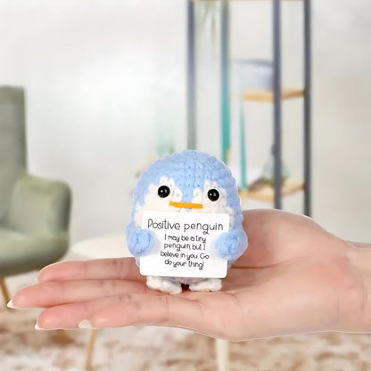 Knitted Positive Penguin