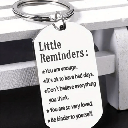 Thoughtful Charm Keychain