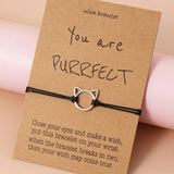 "You Are Purrfect" Bracelet