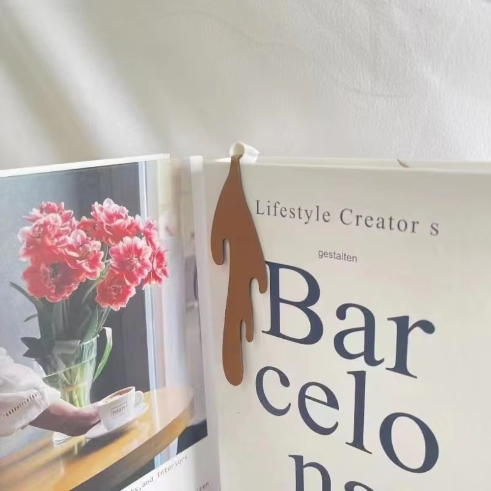Coffee Spill Bookmark