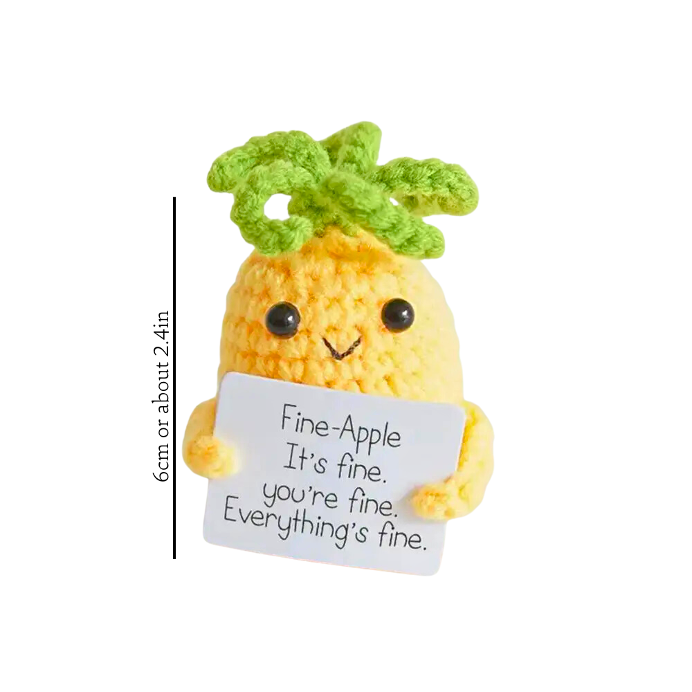 Hand-Knitted Motivational Toy