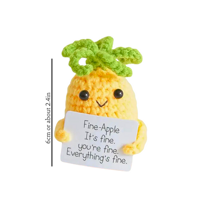 Hand-Knitted Motivational Toy