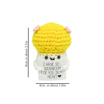 Hand-Knitted Motivational Toy