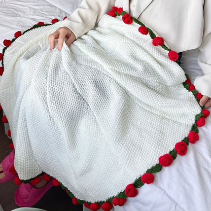 Rosie™ | Crochet Bouquet Blanket