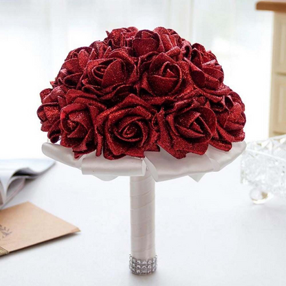 Glitter Flower Rose Bouquet