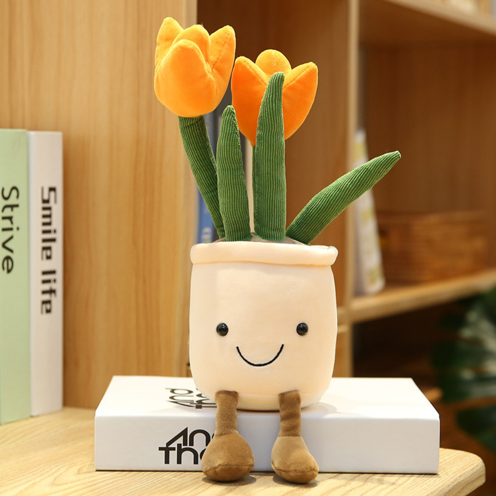 Smiley Tulip Plush