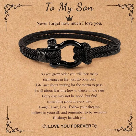 "To My Son" Bracelet